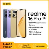 realme 16 pro 5g smartphone mediatek dimensity 7300 max bateria de 6500mah 45w pantalla amoled de 678 y 144hz camara de 200mp