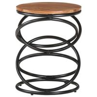 mesa auxiliar  mesita auxiliar  mesa de cafe de madera de acacia maciza 40x40x52 cm