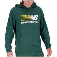 new balance jersey sweat a capuche avec logo graphique en vert para hombre