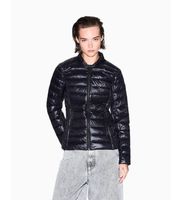 ax armani exchange para mujer xw001920af18757uc001 chaqueta brillante negro xs casual poliamida