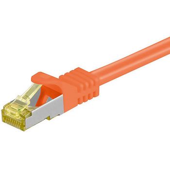 Equip Cable de Red RJ45 S/FTP Apantallado Libre de Halógenos Cat.6A Naranja 1m