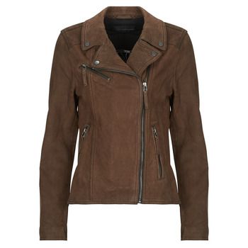 Oakwood Cazadora de cuero CLIPS para mujer