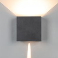 aplique de exterior led davos xl 3000k 2x10w