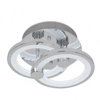 plafon sydney 32w 3000-4000-6500k cromo 14x30x20 cm 4160 lm regulablememoria y cremoto