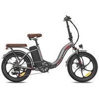 bicicleta electrica urbana plegable fafrees f20 pro 36v 250w 25ah gris