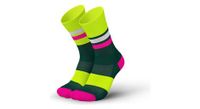 calcetines incylence ultralight tracks verde amarillo fluo