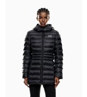 ea7 para mujer 7w000685af12475 abrigo con capucha de nailon acolchado negro 3xl casual poliamida