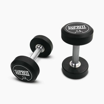 Mancuernas Cpu Suprfit 7,5 Kg (par), Negro