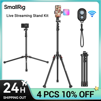 SmallRig-Kit de soporte de trípode para teléfono, palo de Selfie, Bluetooth, Control inalámbrico, 50-170cm, para teléfono móvil, cámara sin espejo