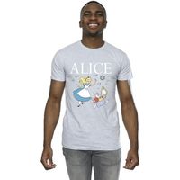 disney camiseta alice in wonderland follow the rabbit para hombre
