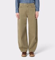 weekend max mara para mujer 2625136072650 pantalon ancho ordine caqui 42 marron casual algodon
