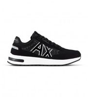 ax armani exchange para hombre xux090xv27600002 zapatillas dusseldorf negro 43 plano cordones casual