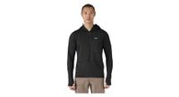 patagonia r1 pullover hoody negro forro polar para hombre