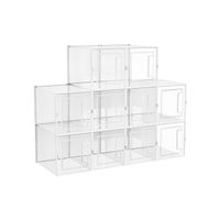 cajas de zapatos transparente