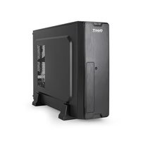 tooq caja slim micro-atx tqc-3007u3c-b negra negro incluye fuente