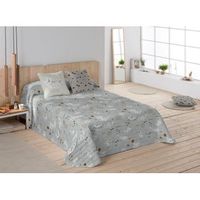 colcha bouti reversible gatos 3 panzup cama 150