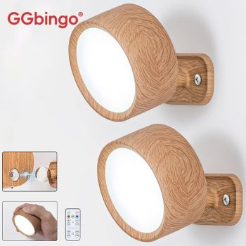 Lámpara de Pared GGbingo Recargable Inalámbrica LED, Luz de Pasillo, Foco LED, Luz para Cuadros, Retroiluminación, Luz para Escaleras de Estudio aplique de pared interior	apliques para pared  lamparas