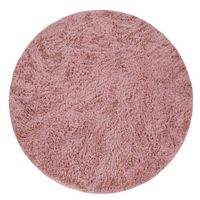 alfombra de pelo largo silvana colores de baya 160 cm redondo