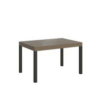 mesa extensible 80x140224 cm everyday gris paloma estructura antracita
