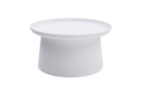 mesita de polipropileno blanco 70x36 cm