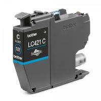 cartucho de tinta original brother lc421c cian