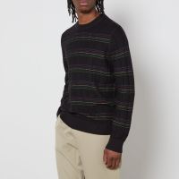 ps paul smith striped cotton-knit crew-neck jumper - s