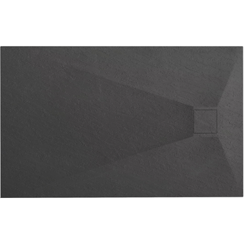 Plato De Ducha Rea Magnum Black 100x80