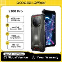 estreno mundial del telefono resistente doogee s300 pro 48gb512gb dimensity 8300 pantalla fhd de 678 bateria de 11000mah 66w camara de 200mp android 16
