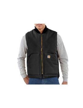 Chaleco Carhartt V01 Insulated Rib Collar Hombre Negro