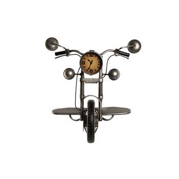 Reloj Pared Metal 60x30x78 Estanteria Plateado