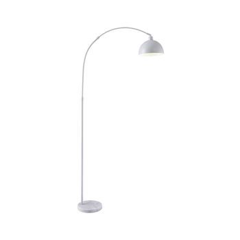 Lámpara De Pie Amalfi Bel Air 40w Diseño Excéntrico Blanco Ø30x179x80 Cm