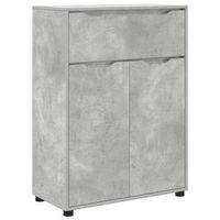 gabinete de bano gris concreto 725 x 365 x 100 cm vidaxl