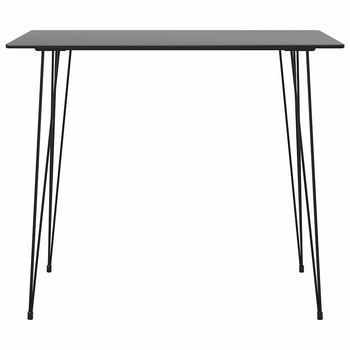 Mesa Alta De Cocina - Mesa De Comedor Negro 120x60x105 Cm