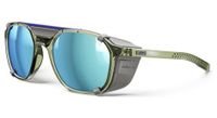 gafas julbo slack cover   spectron hd 4 polarizadas   verde militar translucido brillante gris