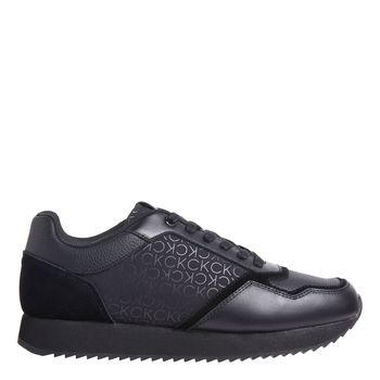 Calvin Klein Zapatilla casual de piel Negras HM0HM01664-0GT
