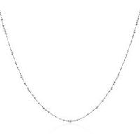cadena de bolas de plata 925