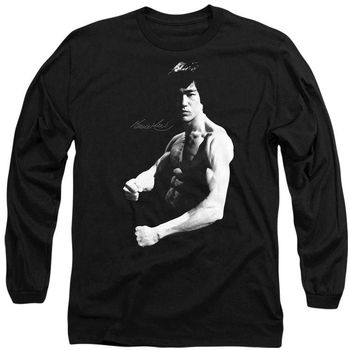 Bruce Lee Camiseta manga larga Stance para mujer