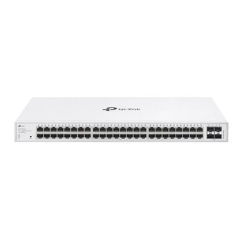 Switch TP-Link FS352G 48 Puertos Gigabit Rack, 4 SFP, Gestión L2/L2+, Sin Ventilador, 104Gbps