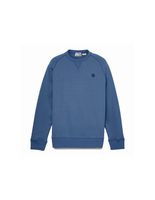 sudadera timberland exeter river brushed back crew hombre azul