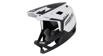 Casco integral kenny split blanco   negro