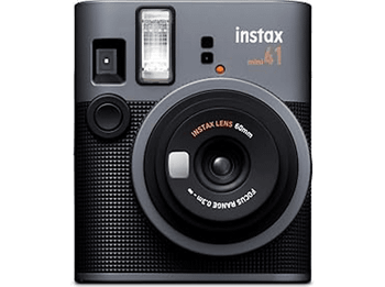 Cámara instantánea - Fujifilm Instax mini 41, película: 6 mm x 54 mm, Imagen: 62mm 46mm, Negro