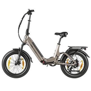Bicicleta Eléctrica Plegable Ttgo F7 250 W 48 V 15 Ah, Fat Bike De 20