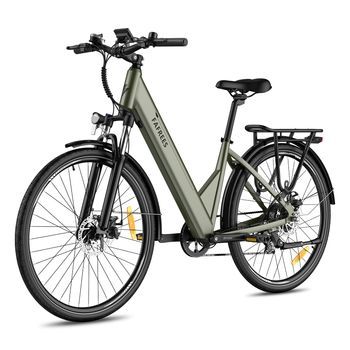 Bicicleta Eléctrica Fafrees F28 Pro - Motor 250w Batería 36v15ah 55km - Verde Mate