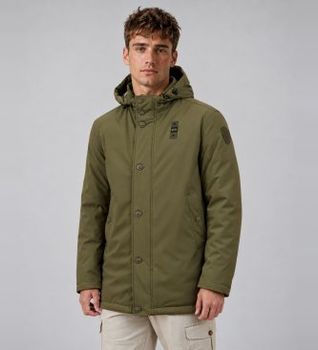 Blauer para hombre. 26WBLUK03062 Parka Chester verde oliva (M), Casual, Poliéster