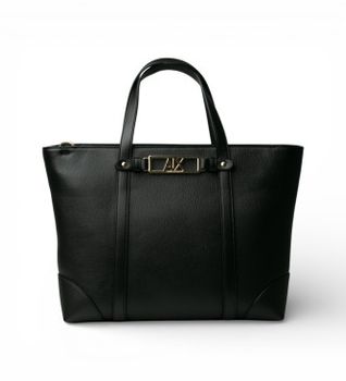 A|X Armani Exchange para mujer. XW002609AF15632UC010 Bolso Shopper negro (OSFA), Casual, Poliéster