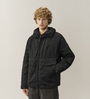 C.P. Company para hombre. 21CMOW078A110305G Chaqueta media negro (S), Casual, Poliamida