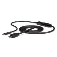 startechcom cable adaptador usb-c a hdmi 4k 60hz hdr10 de 1m - cable adaptador de vadeo ultra hd usb tipo c a hdmi 20b - conversor usb-c a hdmi hdr para monitorpantalla - modo alt dp 14 hbr3