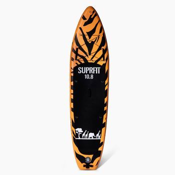 Tabla Sup Set Safari Cebra 10'8 Suprfit, Incl. Asiento Y Remo De Kayak