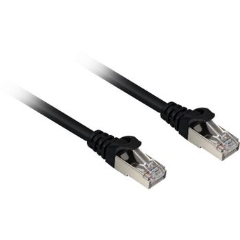 Cable de red Sharkoon Cat.6a SFTP 1,5 m Negro