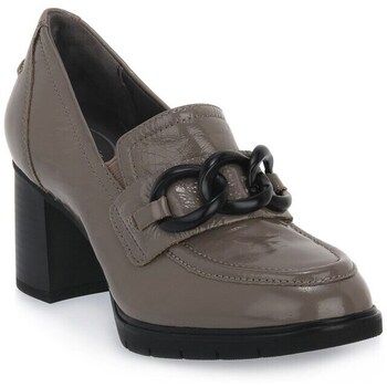 Jana Zapatos de tacón Taupe Patent para mujer